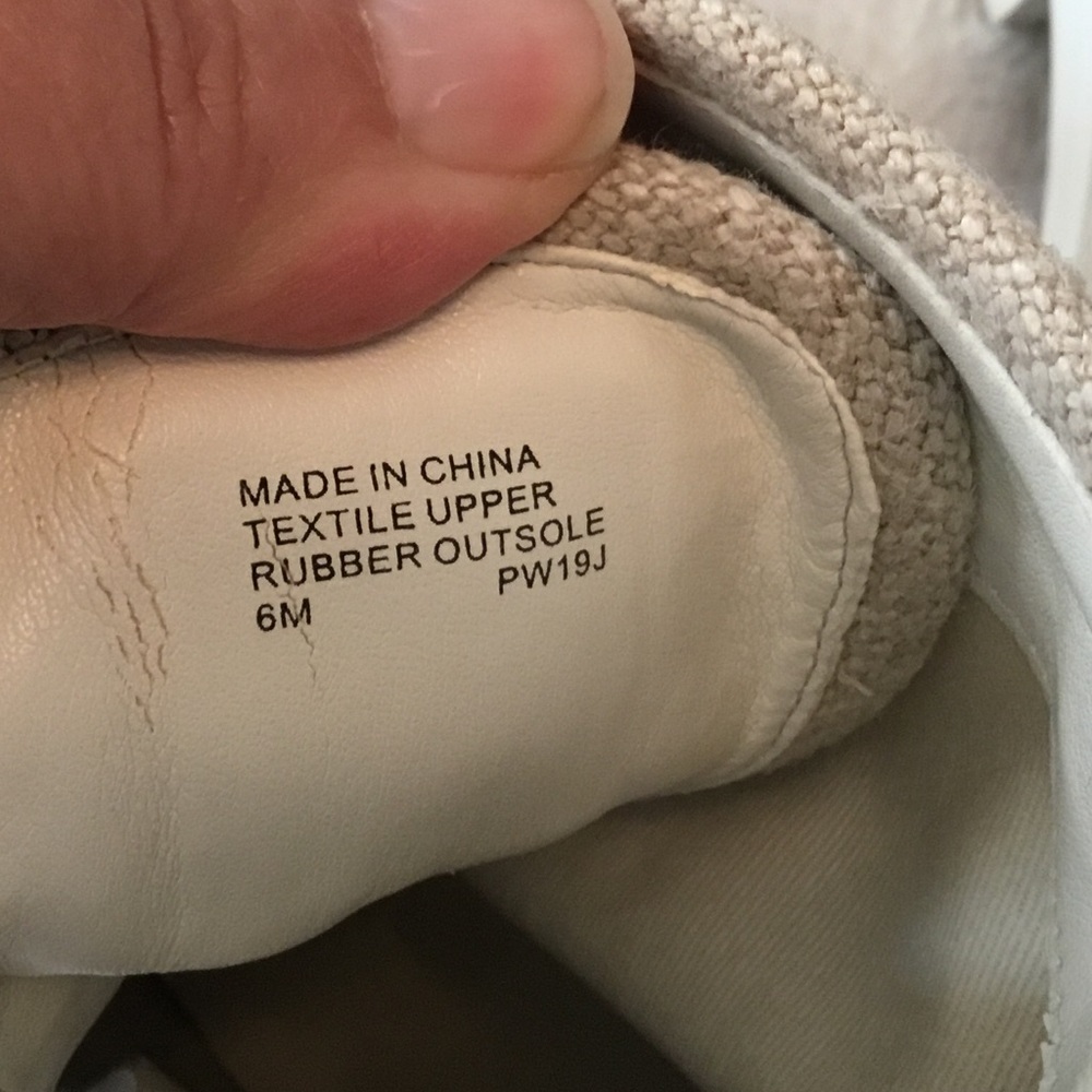 Michael Kors Corey Beige Textile & Rubber Combat Boots - 6 - Picture 8 of 10
